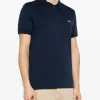 Lacoste Polo Blu Uomo con applicazione