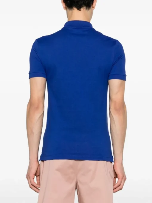 Lacoste Polo Blu Uomo Ricamo Coccodrillo Verde