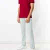 Lacoste Polo Rosso Uomo Ricamo Coccodrillo in Tono