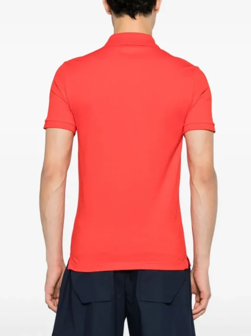 Lacoste Polo Rosso Uomo Ricamo Coccodrillo Verde