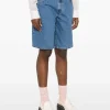Levi's Jort Baggy Dad Donna Short Blu