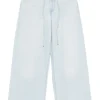 Levi's XL Straight Lino+ Denim Donna Jeans Blu Chiaro