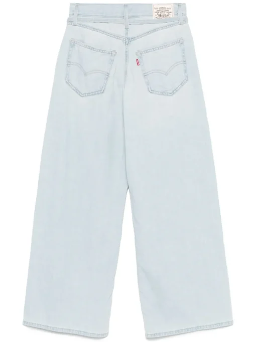 Levi's XL Straight Lino+ Denim Donna Jeans Blu Chiaro