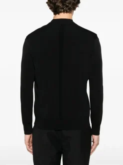 Low Brand Cardigan Nero Uomo