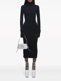 Marc Jacobs Borsa Argento Donna a spalla The Metallic Slingshot