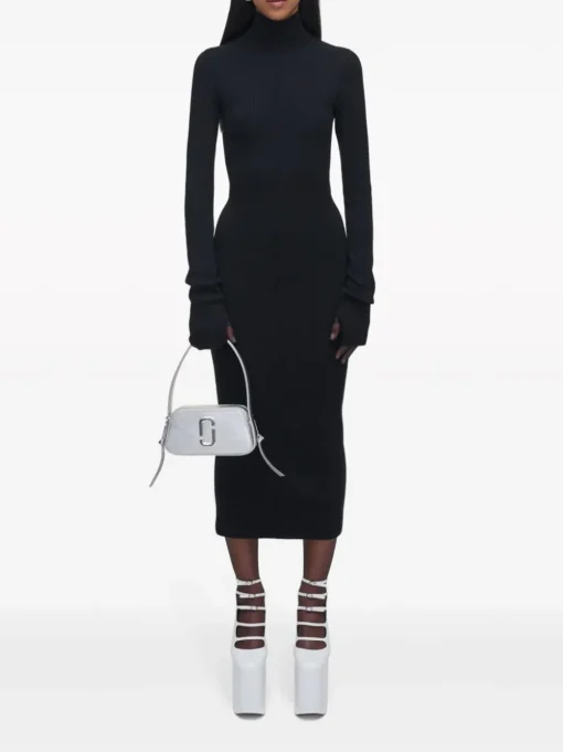 Marc Jacobs Borsa Argento Donna a spalla The Metallic Slingshot