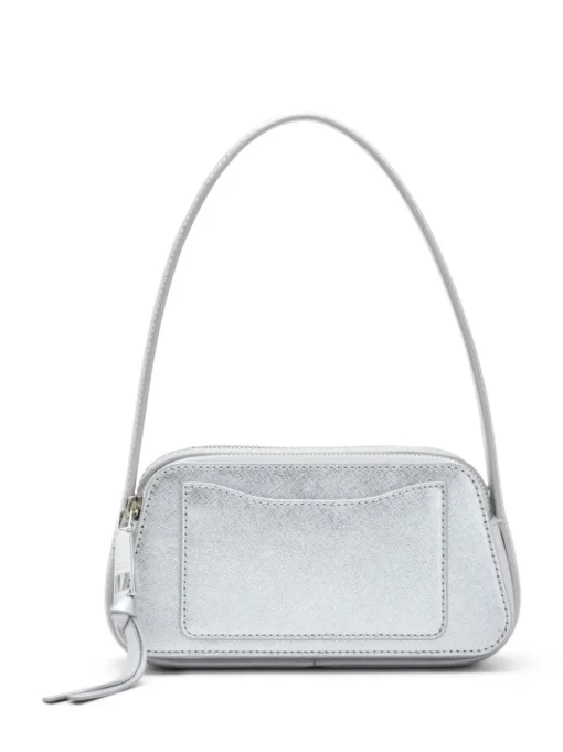 Marc Jacobs Borsa Argento Donna a spalla The Metallic Slingshot