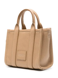 Marc Jacobs Borsa Marrone Donna The Leather Mini Tote Bag