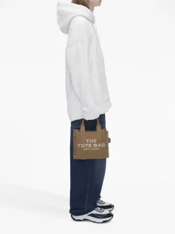 Marc Jacobs Borsa Marrone Donna The Jacquard Small Tote Bag