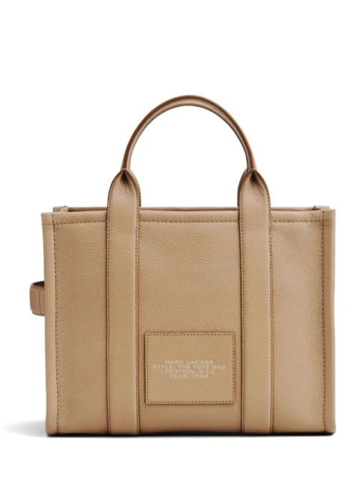 Marc Jacobs Borsa Marrone Donna The Leather Medium Tote Bag