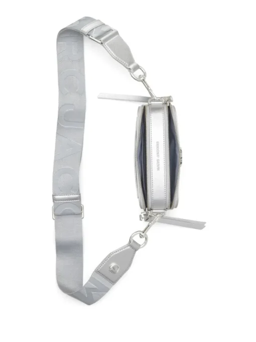 Marc Jacobs Borsa Pelle Argento Snapshot