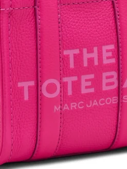 Marc Jacobs Borsa Rosa Donna The Leather Mini Tote Bag