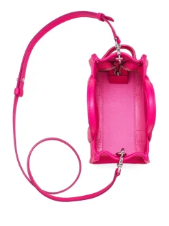 Marc Jacobs Borsa Rosa Donna The Leather Mini Tote Bag