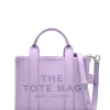 Marc Jacobs Borsa Viola Donna The Leather Small Tote Bag