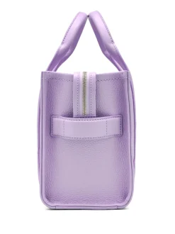 Marc Jacobs Borsa Viola Donna The Leather Small Tote Bag