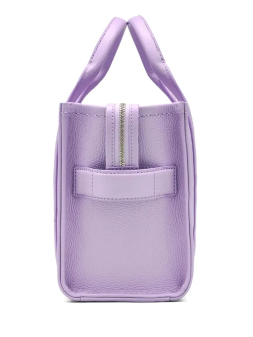 Marc Jacobs Borsa Viola Donna The Leather Small Tote Bag