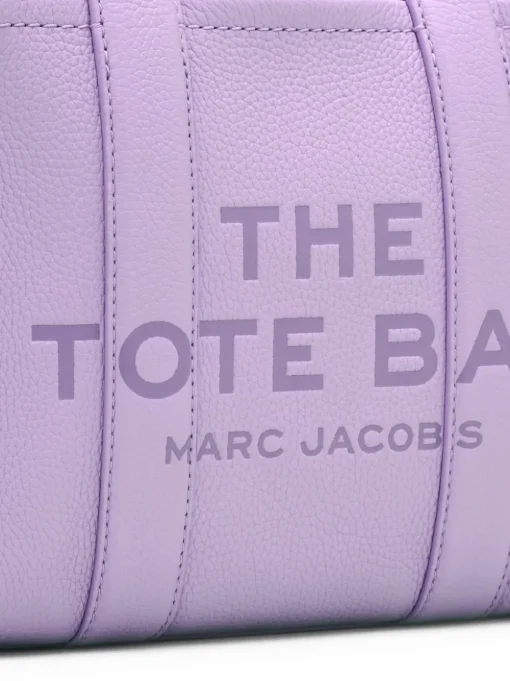 Marc Jacobs Borsa Viola Donna The Leather Small Tote Bag