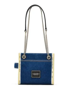Marc Jacobs Donna Borsa Blu Denim Chain