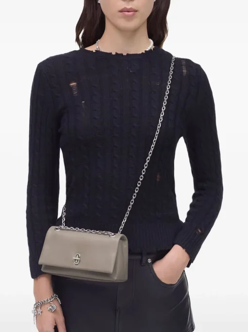 Marc Jacobs Donna Borsa Grigio The Dual Chain Mini