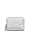 Marc Jacobs Donna Portafogli Argento Mini Compact Wallet