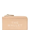 Marc Jacobs Donna Portafogli Marrone Zip Multi Wallet