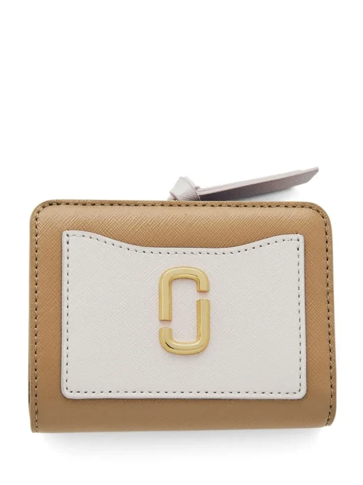 Marc Jacobs Donna Portafogli Marrone The Compact Wallet