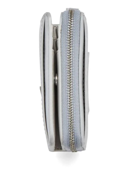 Marc Jacobs Donna Portafogli Argento Mini Compact Wallet