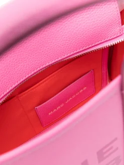 Marc Jacobs Donna The Leather Medium Tote Bag Borsa Rosa