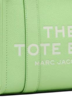 Marc Jacobs The Leather Small Tote Bag Donna Borsa Verde Chiaro