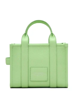 Marc Jacobs The Leather Small Tote Bag Donna Borsa Verde Chiaro