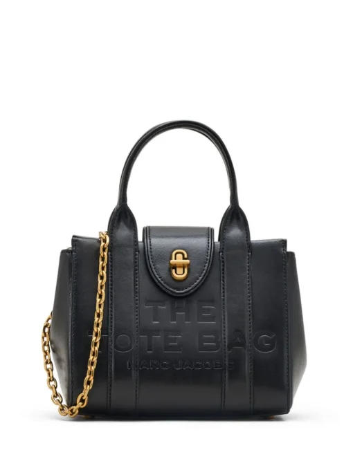 Marc Jacobs The Turnlock Crossbody Tote Bag Donna Borsa Nero