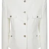 Max Mara Giacca Bianco Donna