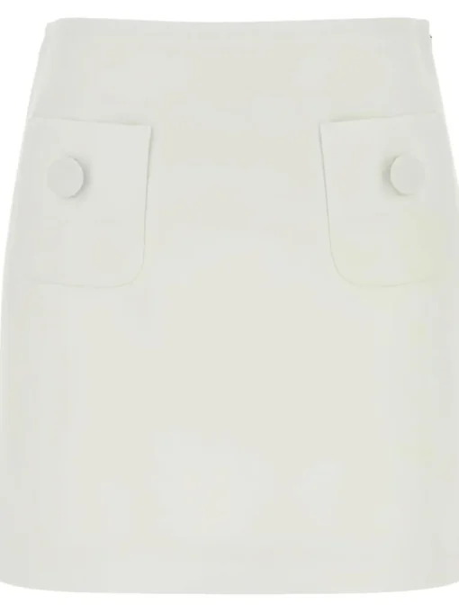 Max Mara Gonna Bianco Donna