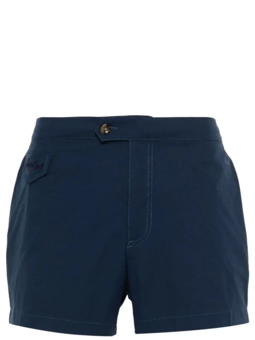 Mc2 Saint Barth Boxer Blu Uomo Tinta Unita