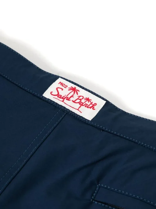 Mc2 Saint Barth Boxer Blu Uomo Tinta Unita