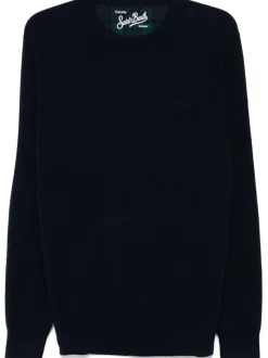 Mc2 Saint Barth Maglia Blu Uomo Girocollo Regent