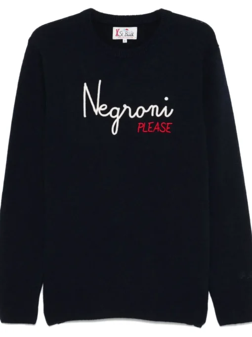Mc2 Saint Barth Maglia Blu Uomo Negroni Please