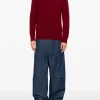 Mc2 Saint Barth Maglia Bordeaux Uomo Ricamo Logo