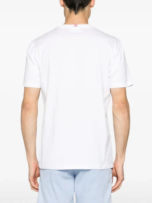 Mc2 Saint Barth T-shirt Bianco Uomo Stampa Tequila Limoni