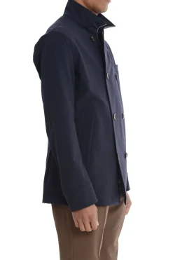 Montecore Giubbotto Blu Uomo con bottoni