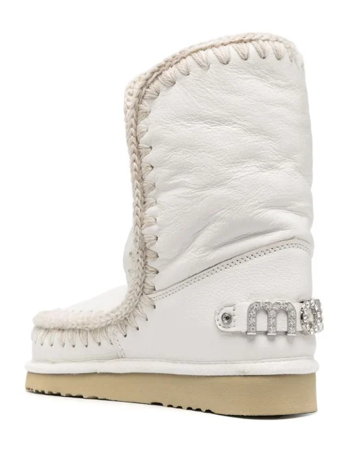 Mou Scarpa Bianco Donna Eskimo 24 Logo