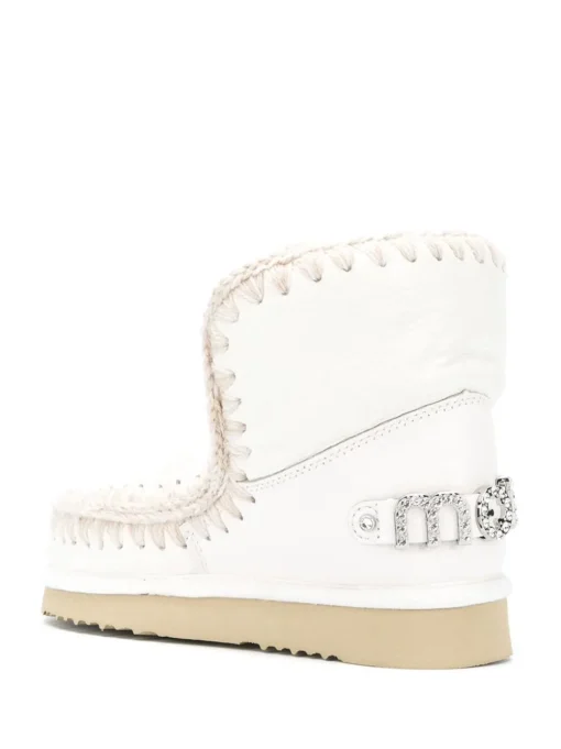 Mou Scarpa Bianco Donna Eskimo 18 Logo