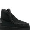 Mou Scarpa Nero Donna Eskimo 18 Glitter Logo