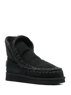 Mou Scarpa Nero Donna Eskimo 18 Glitter Logo