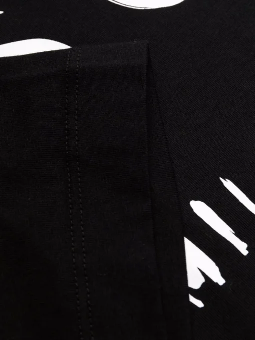 Msgm Abito Nero Donna modello T-shirt con stampa