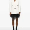MSGM Giacca Bianco Doppiopetto