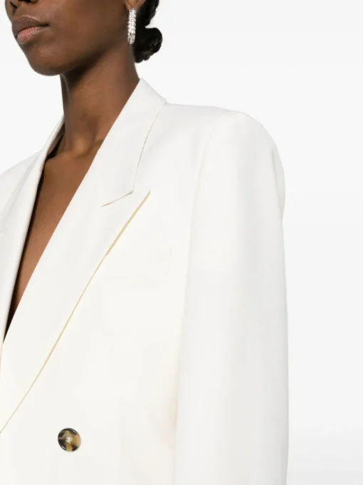 MSGM Giacca Bianco Doppiopetto