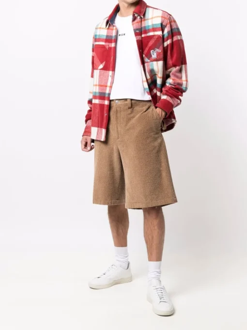 Msgm T-shirt Bianco Uomo Stampa Micro Logo