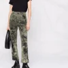 Msgm T-shirt Nero Donna Micro Logo