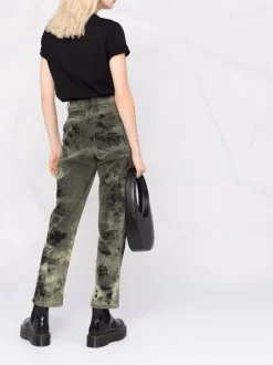 Msgm T-shirt Nero Donna Micro Logo